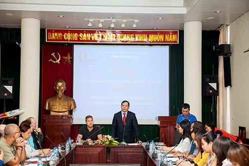 Phó Tổng cục trưởng TCDL Nguyễn Quốc Hưng phát biểu tại buổi tọa đàm